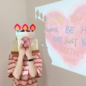 Kreative Geburtstagsfeier mit Kinderkabel, Ins Filzhut, Foto -Requisiten, lustig 10 Hauptverkaufshut im Freien - №10