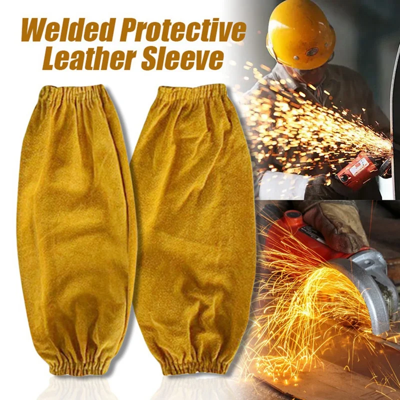 1 Pair Of Arm Sleeve Accessories Welding Protective Arm Sleeve Welding Sleeve Apron