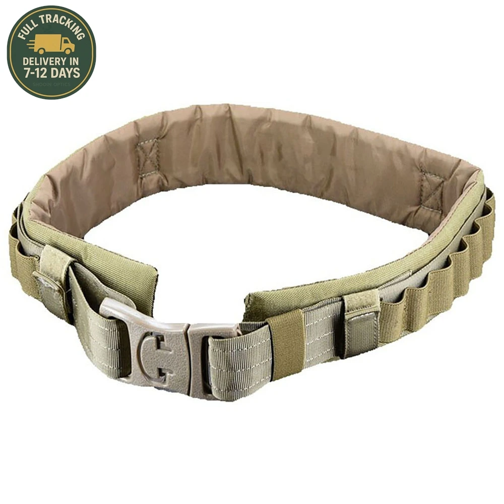 

Hunting Shotgun Bullet Belt With Adjustable Quick Release Buckle