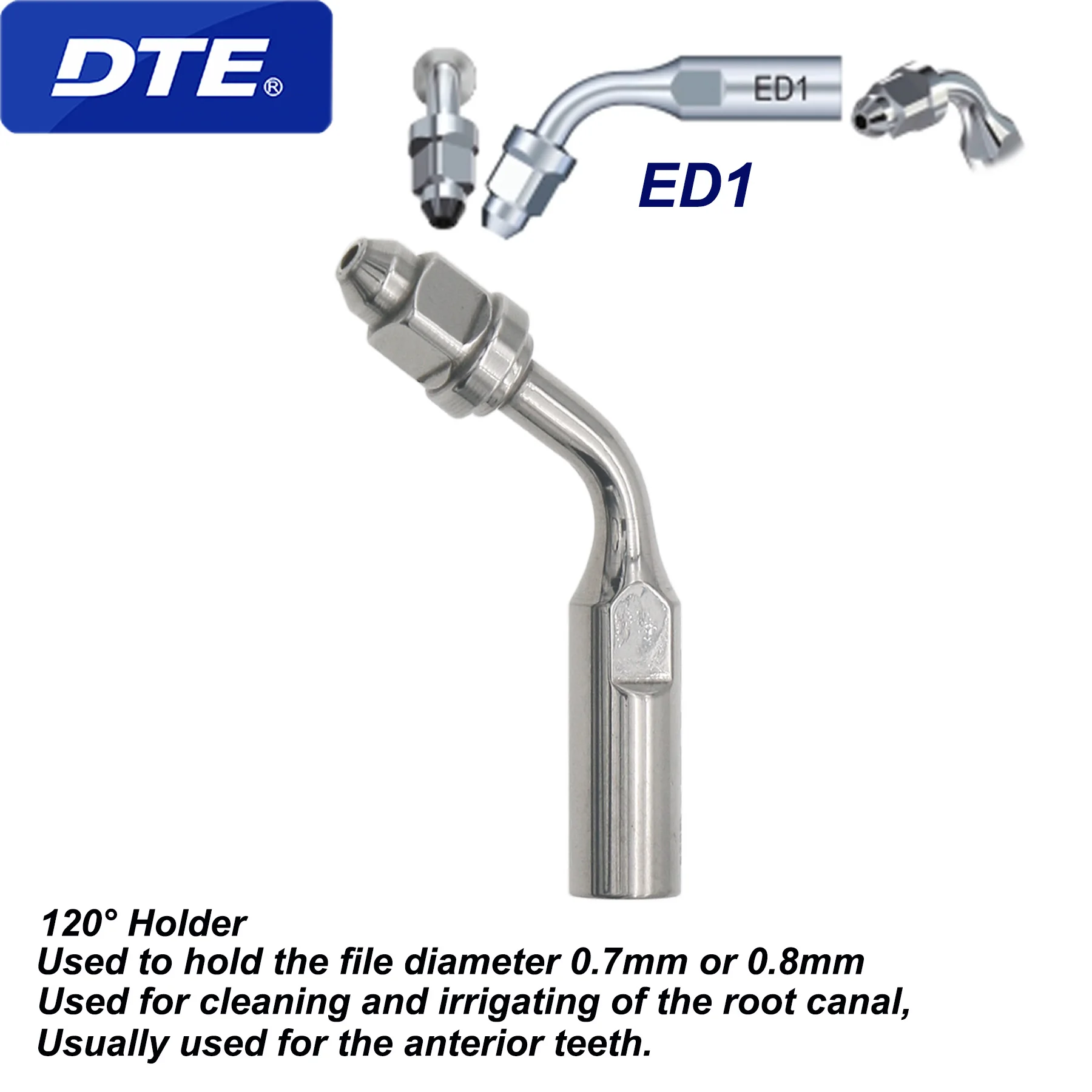 Woodpecker DTE-escalador de Perio ultrasónico Dental, puntas de Endodoncia de escalado, satak ed-series, compatible con SATELEC ACTEON NSK Scaler,