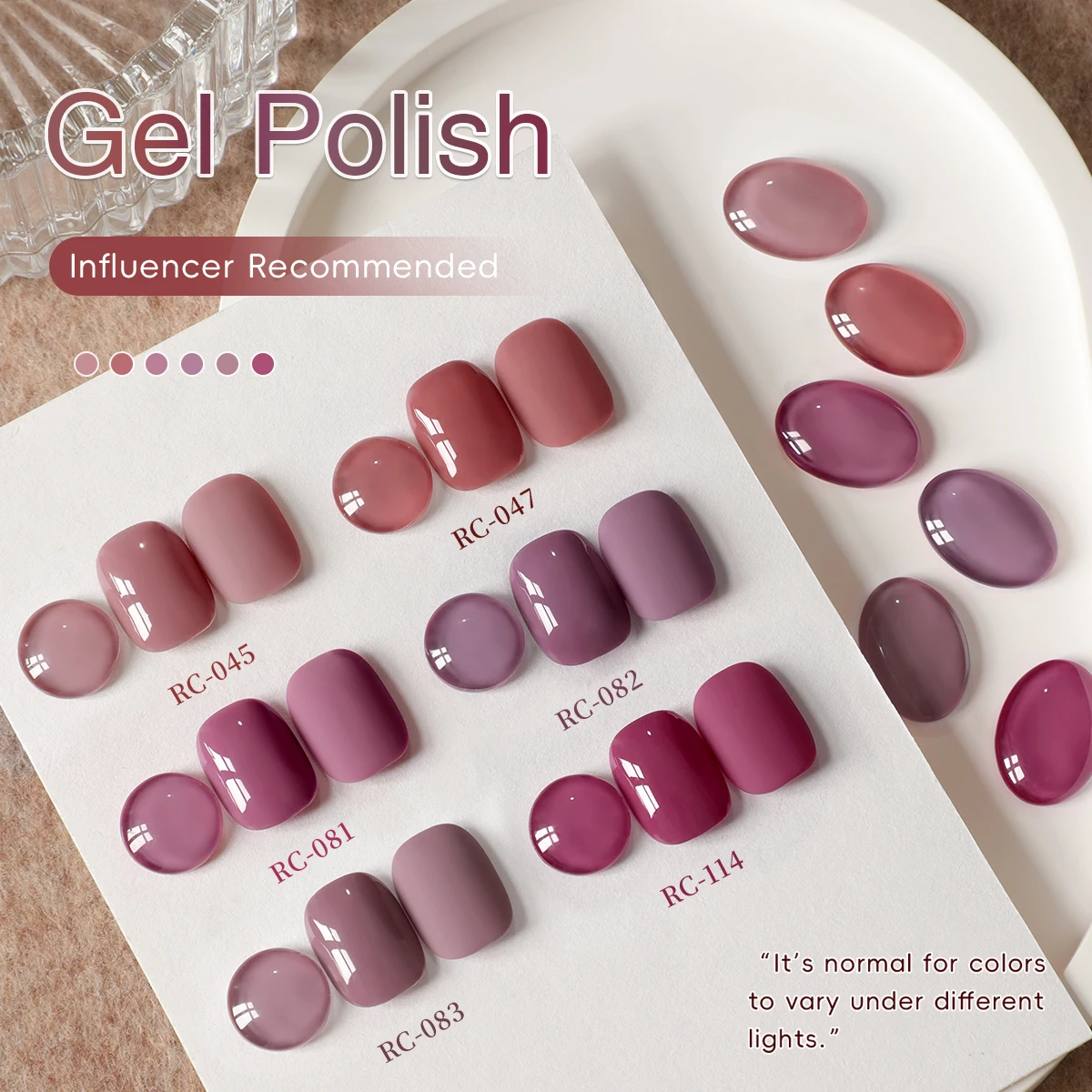 XEIJAYI botella romana camafeo rosa 6 uds-Juego de manicura diseño de Arte de uñas regalos de salón para mujeres remojar UV LED Gel de uñas