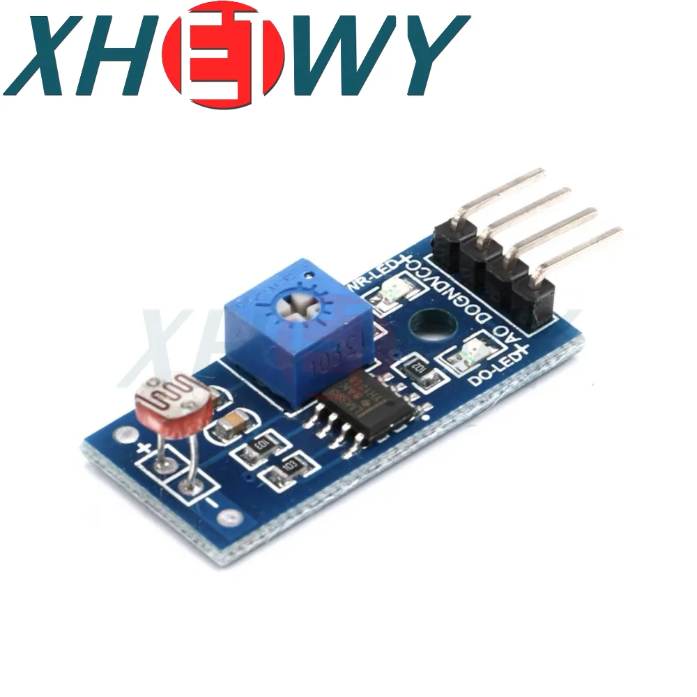 Photosensitive resistor sensor module photosensitive light detection intelligent car accessories compatible with UNO R3