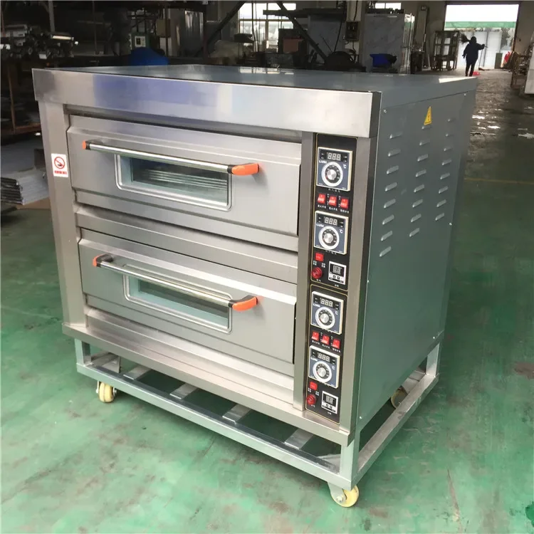 Electric High Quality 2 Deck 2 Trays Bakery Oven Electric Bread Commercial Convection Oven Equipment For Bakery