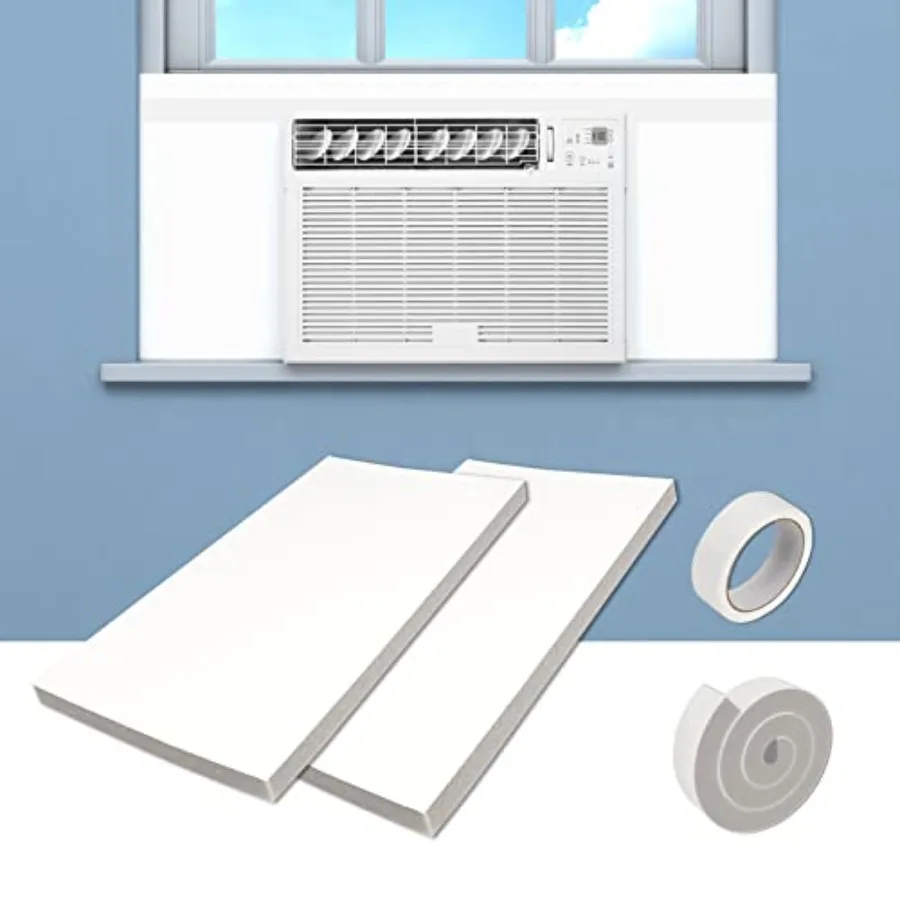 

AC Insulation Side Foam Panels for Window AC UnitIndoor Air Conditioner Cover Air Conditioner Side Panels Kit with Window AC In