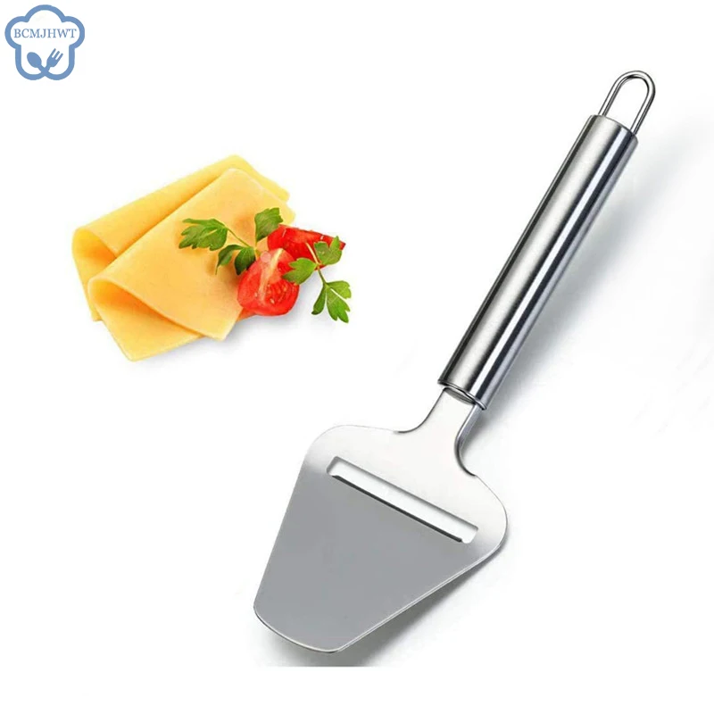 Cheese Slicer Stainless Steel, Cheese Knife Heavy Duty Plane Cheese Cutter, Server for Semi-Soft, Semi-Hard Cheeser Grater