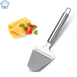 Cheese Slicer Stainless Steel, Cheese Knife Heavy Duty Plane Cheese Cutter, Server for Semi-Soft, Semi-Hard Cheeser Grater