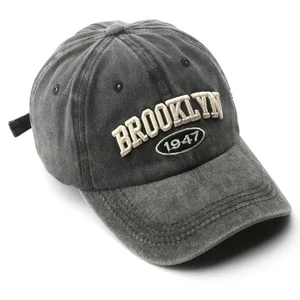 Brooklyn Alphabet Männer Baseball Cap Women's Cowboy Baseball Cap Sommer Cotton Hat Hip-Hop Casual Hut Hombre 10 Hauptverkäufe Vaquejada Cap - №2