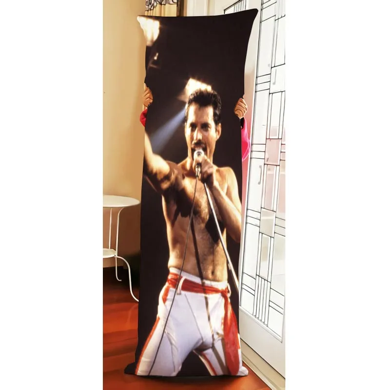 Freddie Mercury Pillow Case Fashion Decorative Cute Body Pillow Cover For Adult Bedding Pillowcases Not Fade 0426