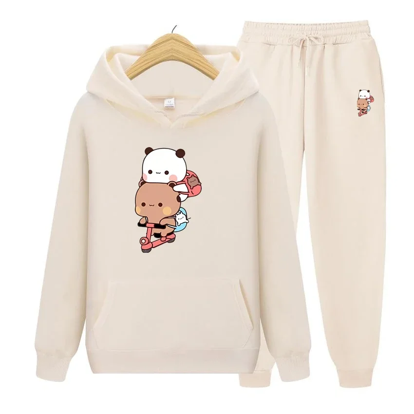 

Women's Hoodie Set Women Long Sleeves Kawaii Girl Anime Sweatshirt Fleece Harajuku Oversized Casual Pullover Cute Valentine's