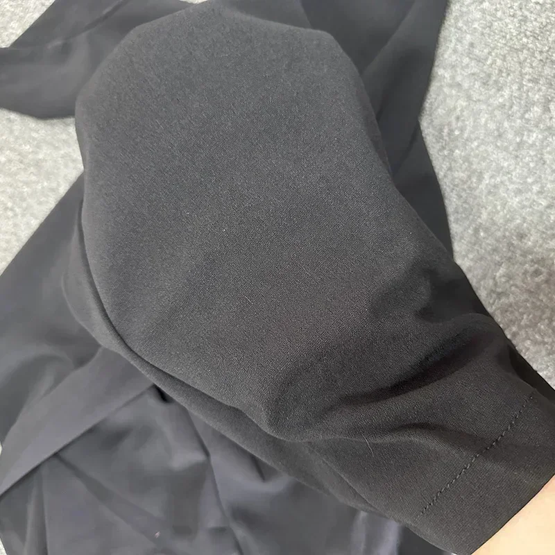 Heißer Verkauf Dame Koreanische Hohe Taille Anzug Hosen Weibliche Bequeme Täglichen Gerade Bein Hosen Frauen Klassische Mode Feste Hosen – Detail 15
