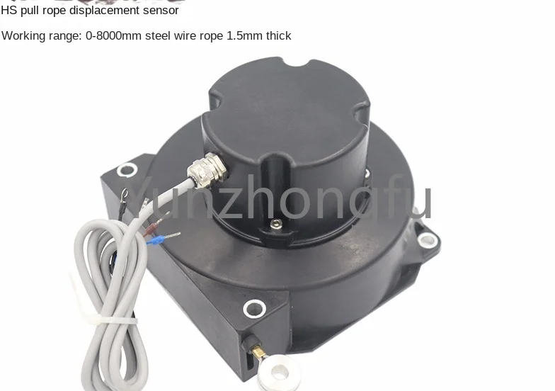 HS-2000mm-R wire-actuated displacement sensor can be used for cement truck/garbage truck/crane/engineering truck, etc