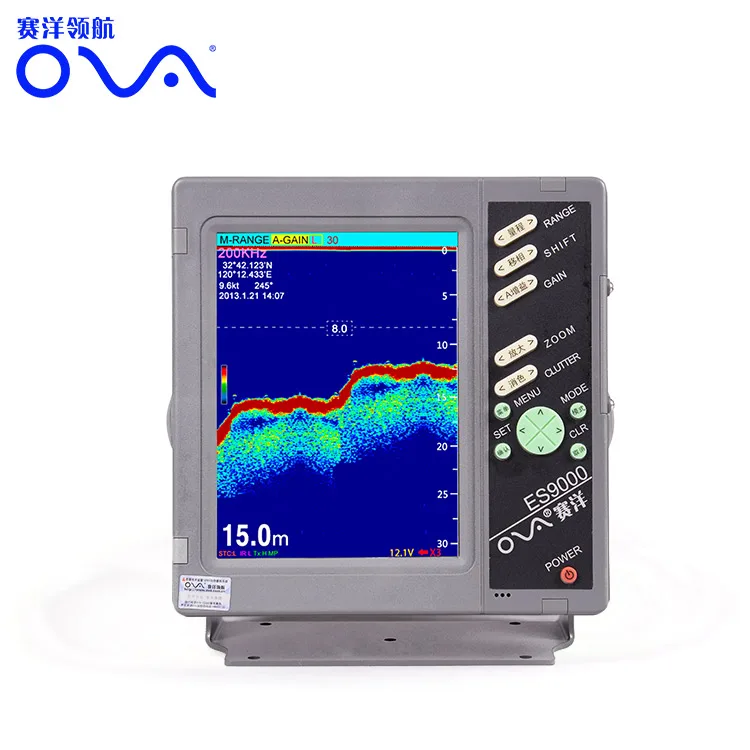 10 Sonar Echo Sounder  Marine Depth Sounder With Ultrasonic Transducer
