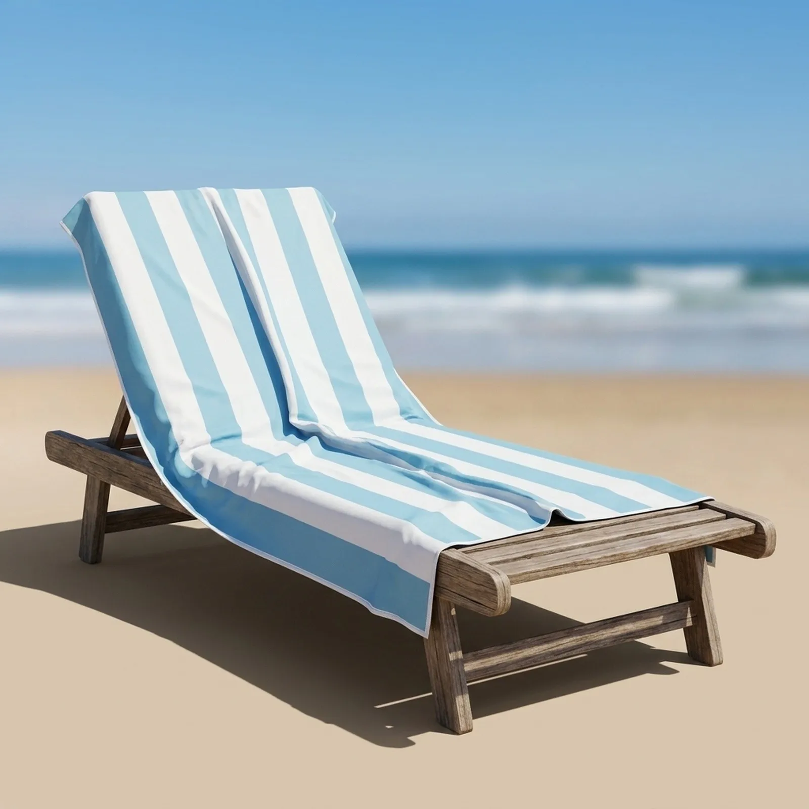 Secure Beach Chair Towel Cover for Quick Dry Material for Comfort Effortless Maintenance Perfect for Outdoor Relaxation