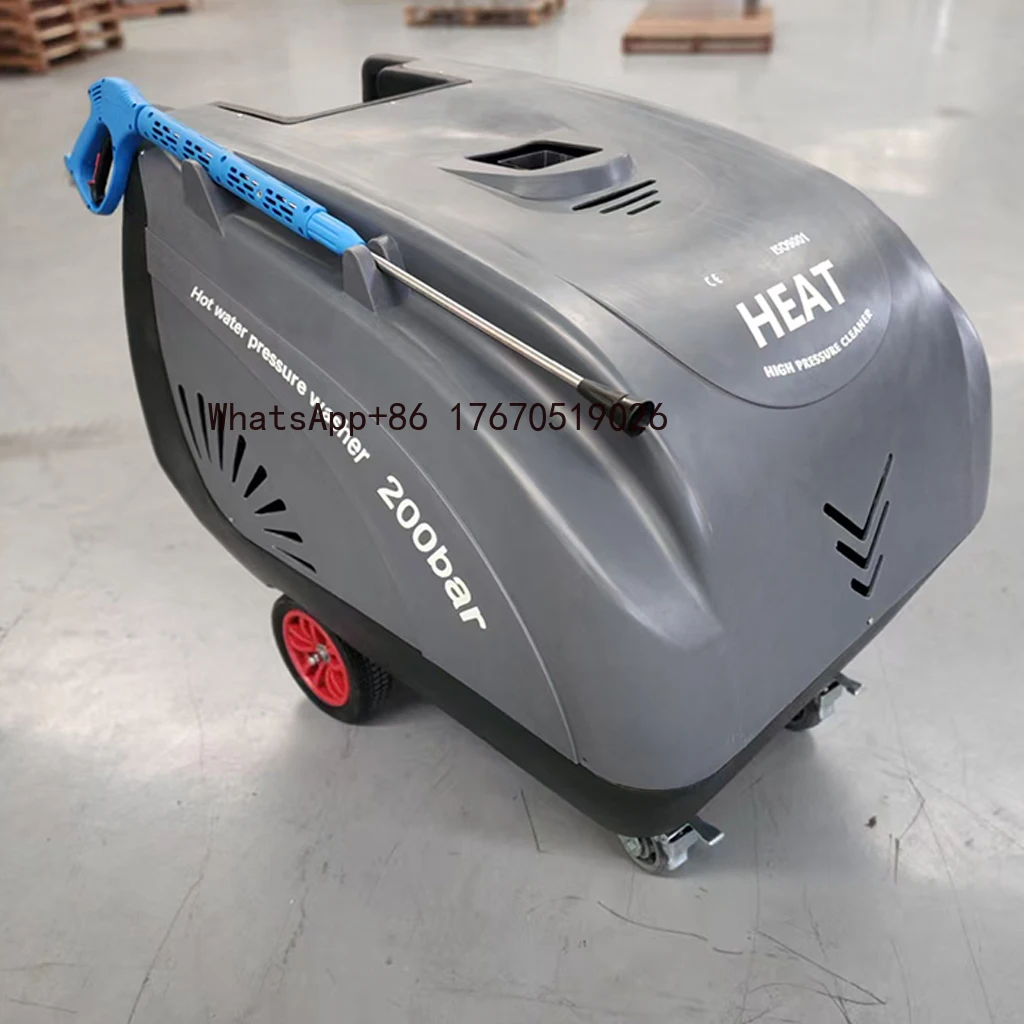 

Высокотемпературная промышленная установка для очистки под высоким давлением 200 бар, без остатка, для удаления загрязнений с нефтепромысловых объектов, модель 2026 года