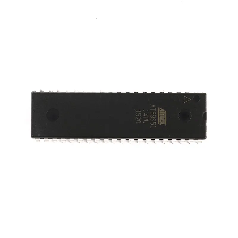 Original genuine straight insertion AT89S51-24PU 8-bit DIP-40