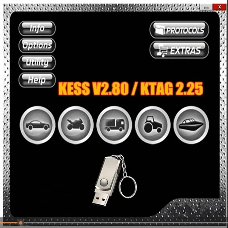 Ksuite 2.80 Newest software work with K E S S V2 V5.017 for Cars/Trucks/Bikes/Tractros optimized running speed improved wake up