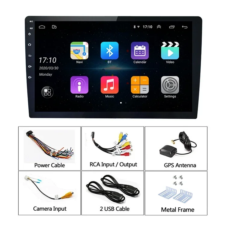 Auto Electronics 7 inch Screen Car Android Universal Monitor 1 Din DVD Radio Player