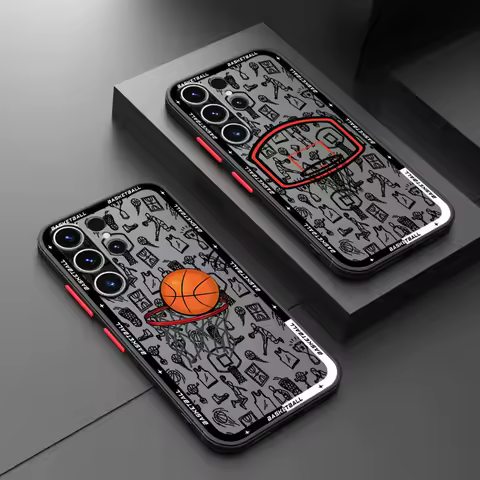 Basketball Art Soft shell Phone Case for Samsung Galaxy A23 A24 A33 A34 A31 A35 A53 A56 A22 A51 A32 A52s A71 A72 A25 A36 A21s