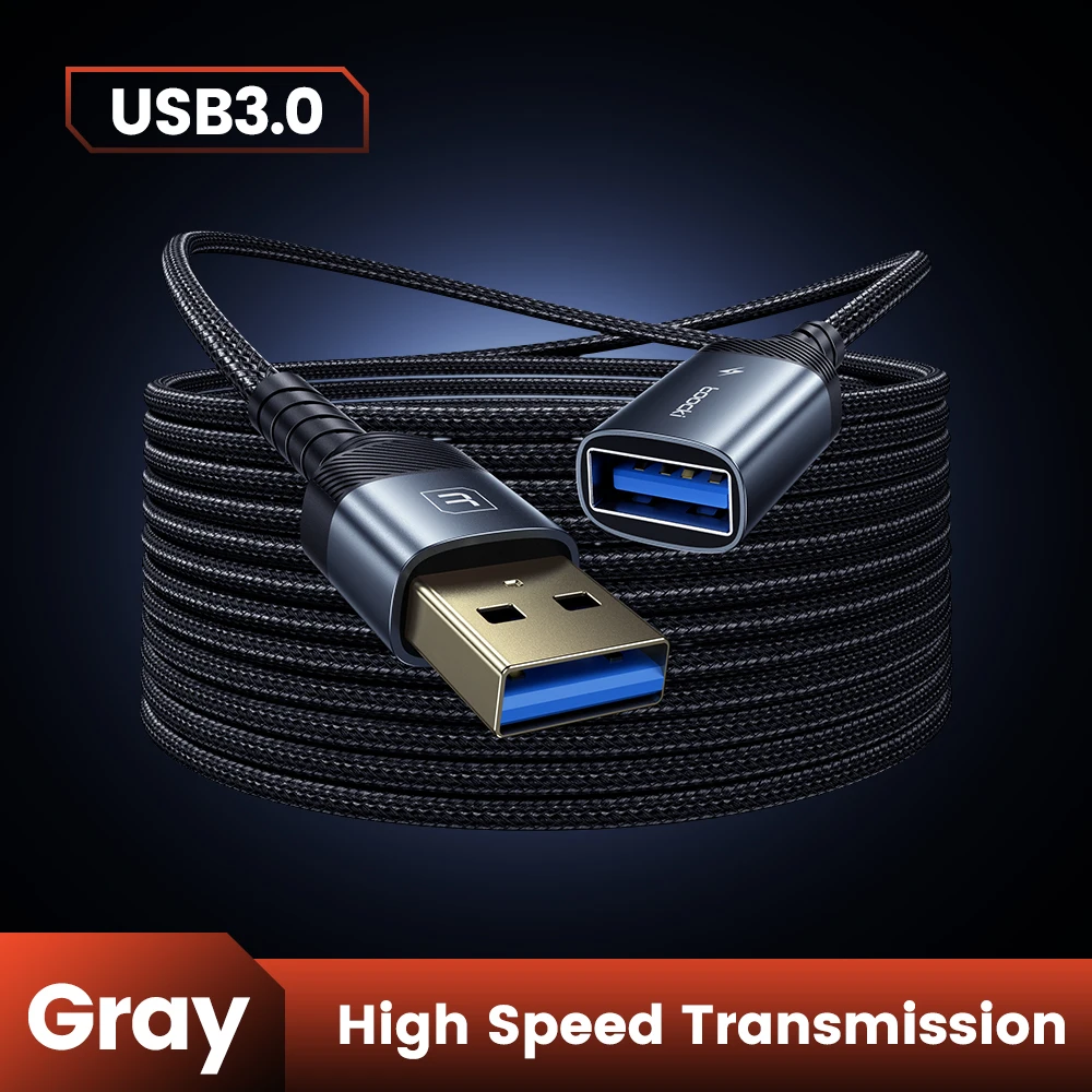 Toocki USB 3.0 Verlengkabel Male naar Female USB 3.0 2.0 Kabel Verlenger Datakabel voor PC Smart TV Xbox One SSD Camera
