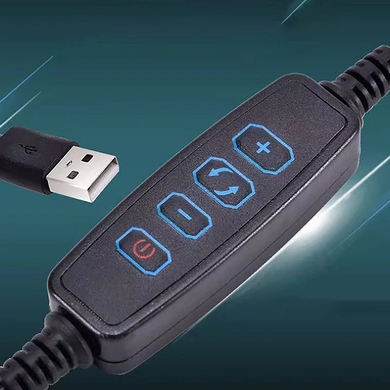 1.5M USB 5V LED -color Dimming Color Switch Cable Dimmer 4-Key Controller 2CH For Low Voltage LED CCT Bicolor Light