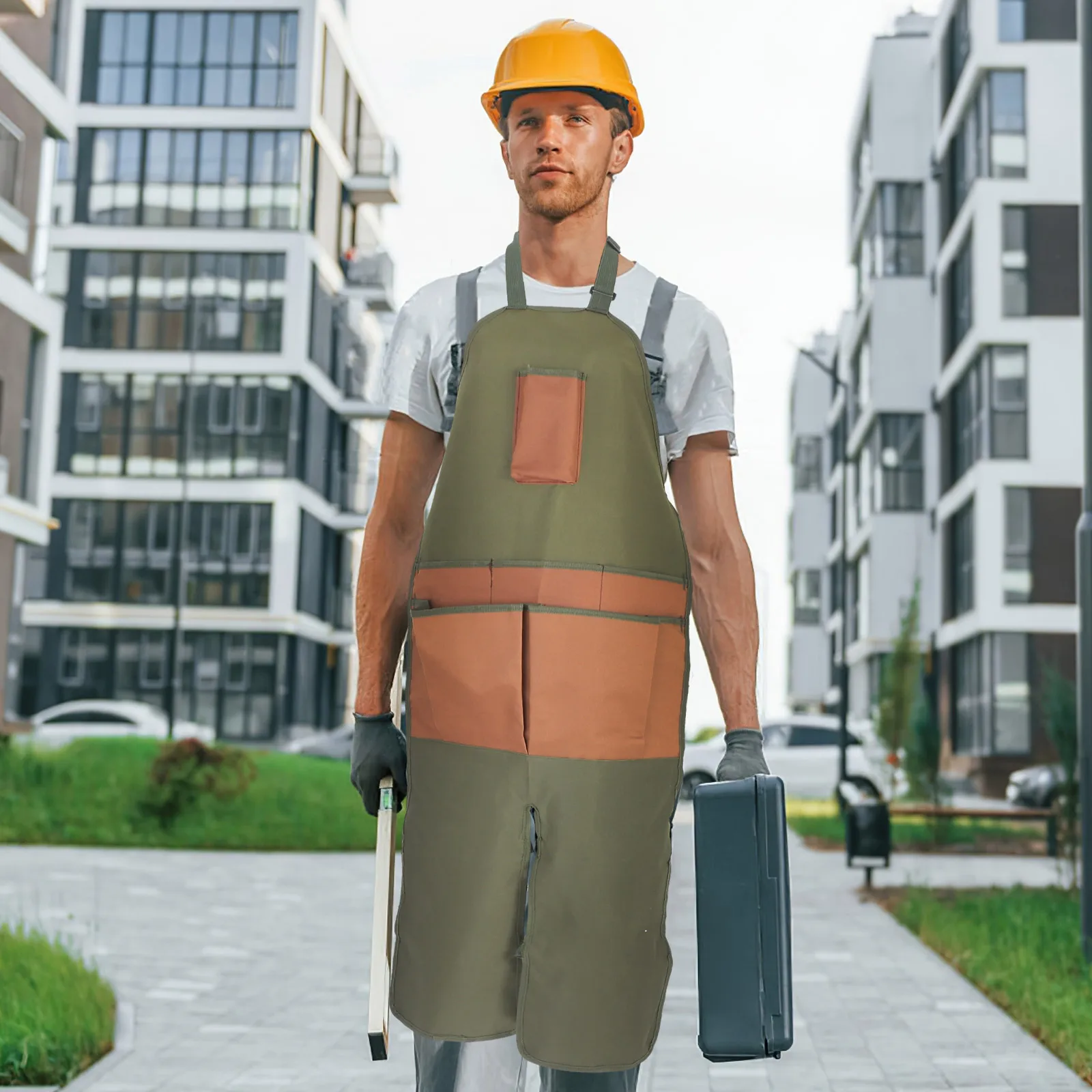 

Apron Gardening Leg Accessories Picking with Pockets for Women Indoor Tool Carpenter Harvest Work