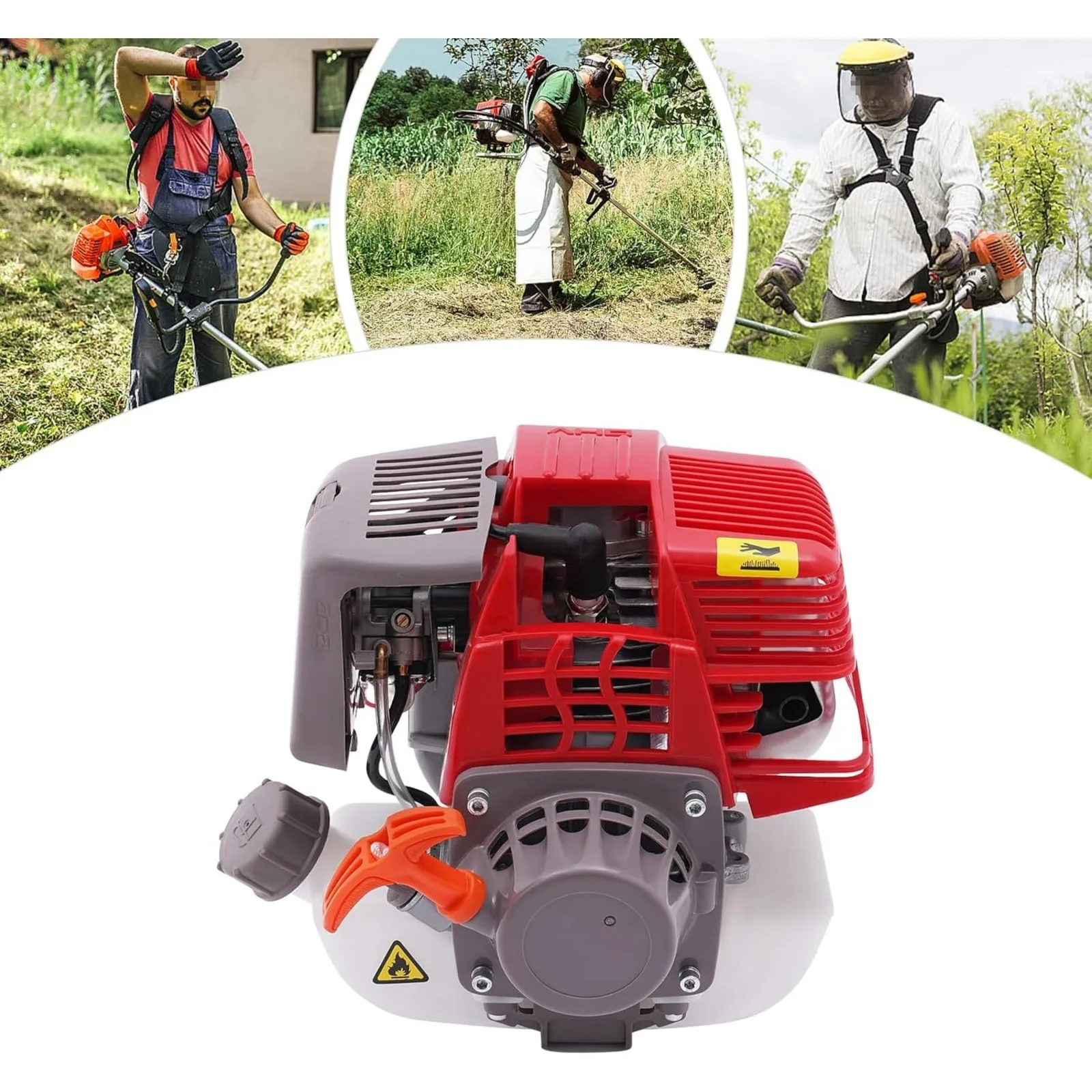 

15HP Gas Engine, 4 Stroke Gasoline Engine, Gas Powered Multi-Use Engine for Agricultural Lawn Mowers and Water Pump