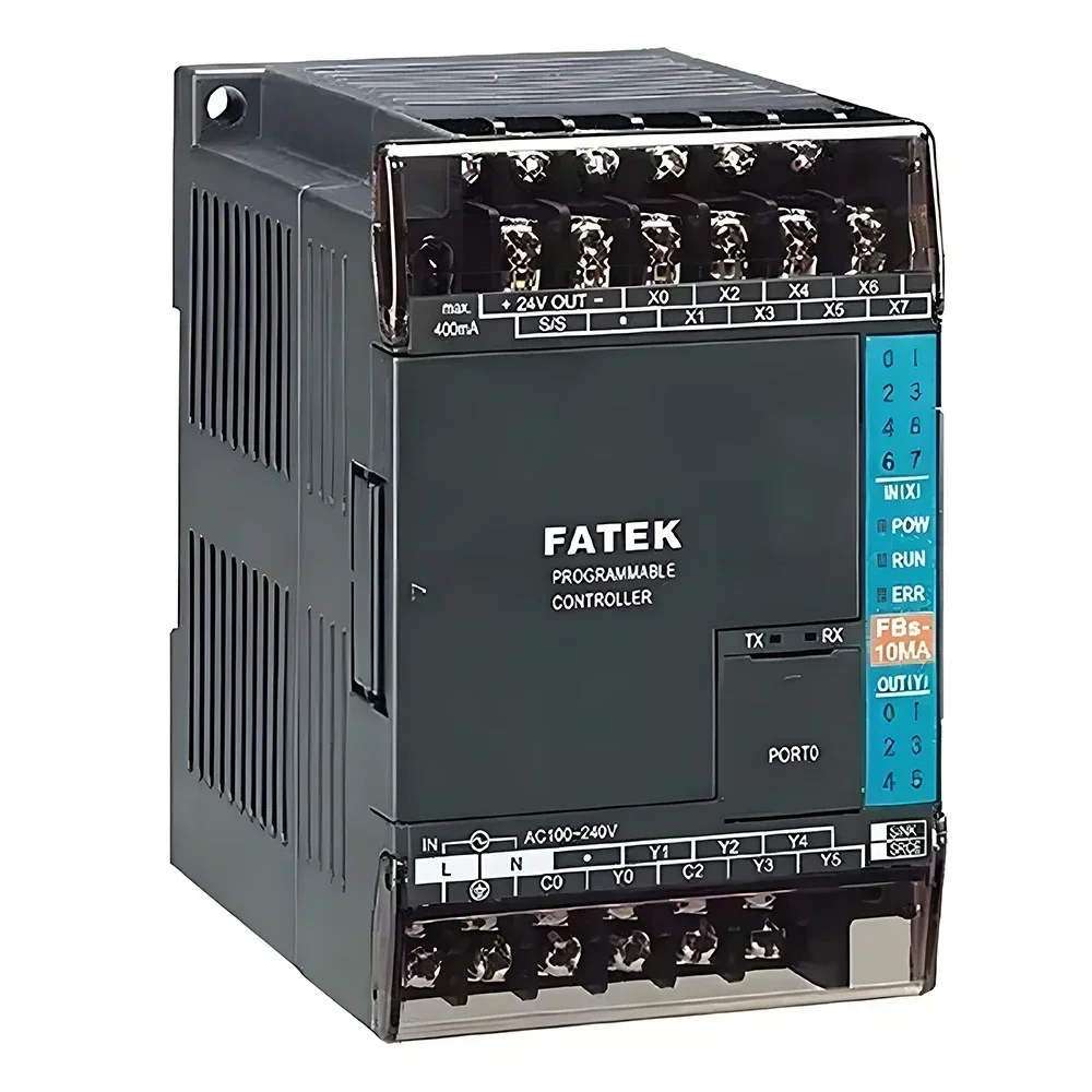 FATEK FBS PLC Mcr2 60mcr 40mat2 10mat2 6rtd 2lc 6ad U2c Md 180 Mct2 Mat2 Mar2 Ac D24 Brand New Programmable Logic Controller