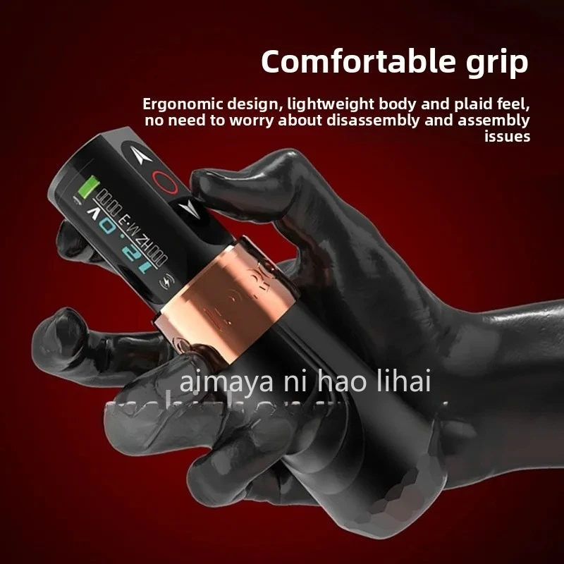 Tattoo equipment New wireless tattoo battery pen LED display 4.0 itinerary Portable tattoo pen cross-border