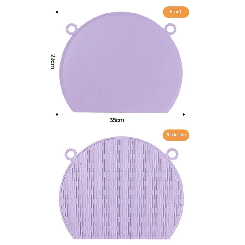 New Non-Slip Dura Kitchen Tpu Cutting Board, Round Flexible Bendable Design, Dishwasher Safe, Ideal for Kitchen & Restaurant Use
