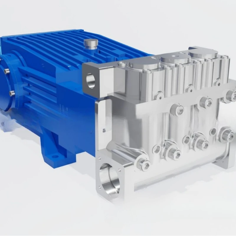 

High pressure plunger, three cylinder pump, large flow reciprocating pump