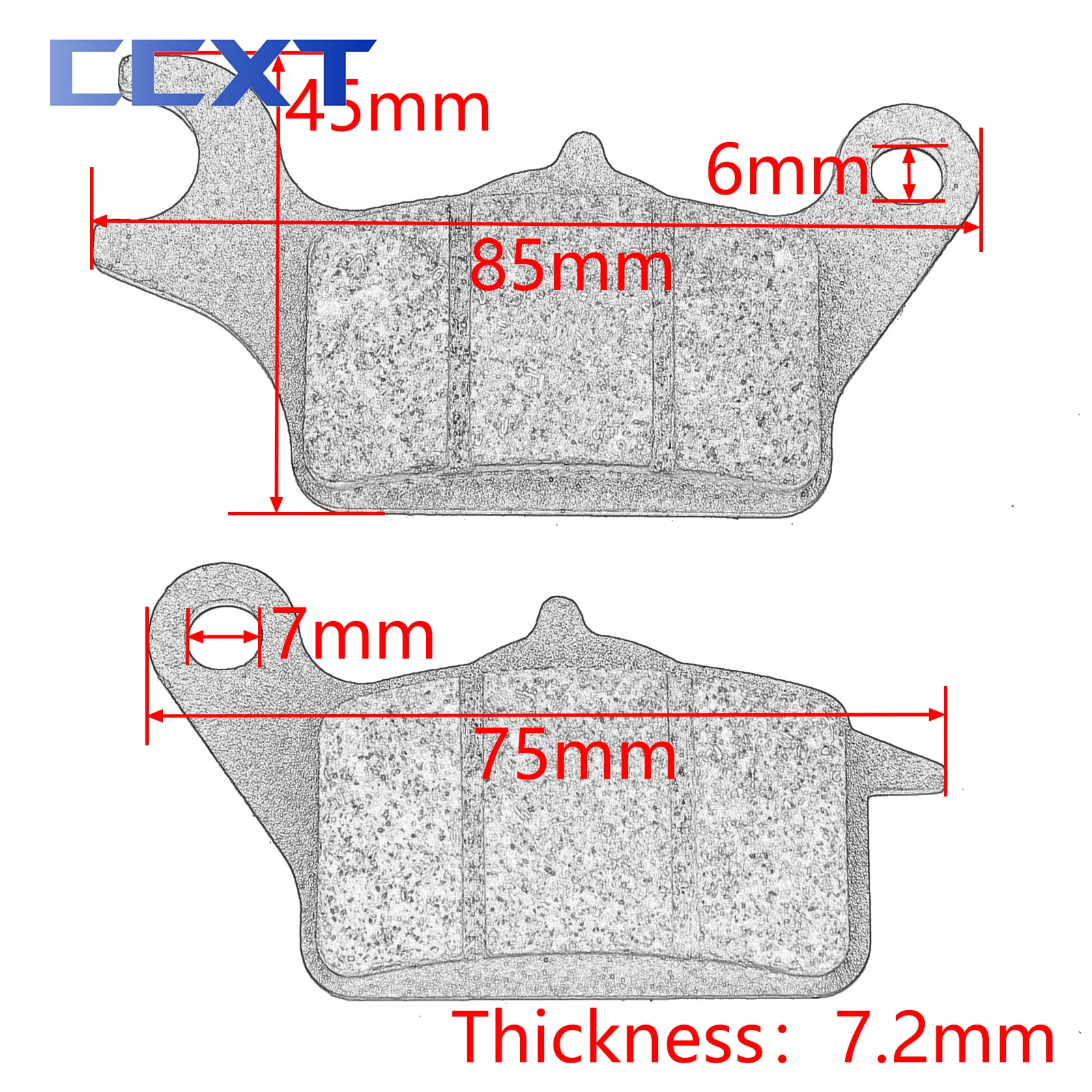 Motorcycle Front left Brake Pads For YAMAHA Tricity 125 2014-2021 Tricity 155 - 3  300 - 3 wheel Scooter 2019-2020 Front Left