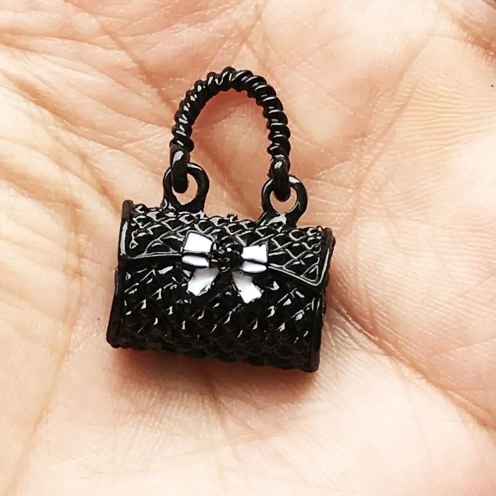 Fashion Metal Backpacks Miniature OB11 Handbag Black White Bags