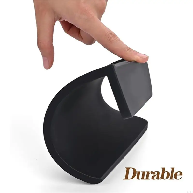 L8RE коврик для тампера для эспрессо, силиконовый коврик для утрамбовки кофе, противоскользящий мягкий черный коврик для для для