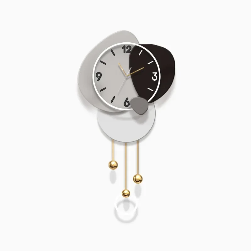 

Stereoscopic luxury Clock wall hanging three-dimensional simple creative restaurant clock