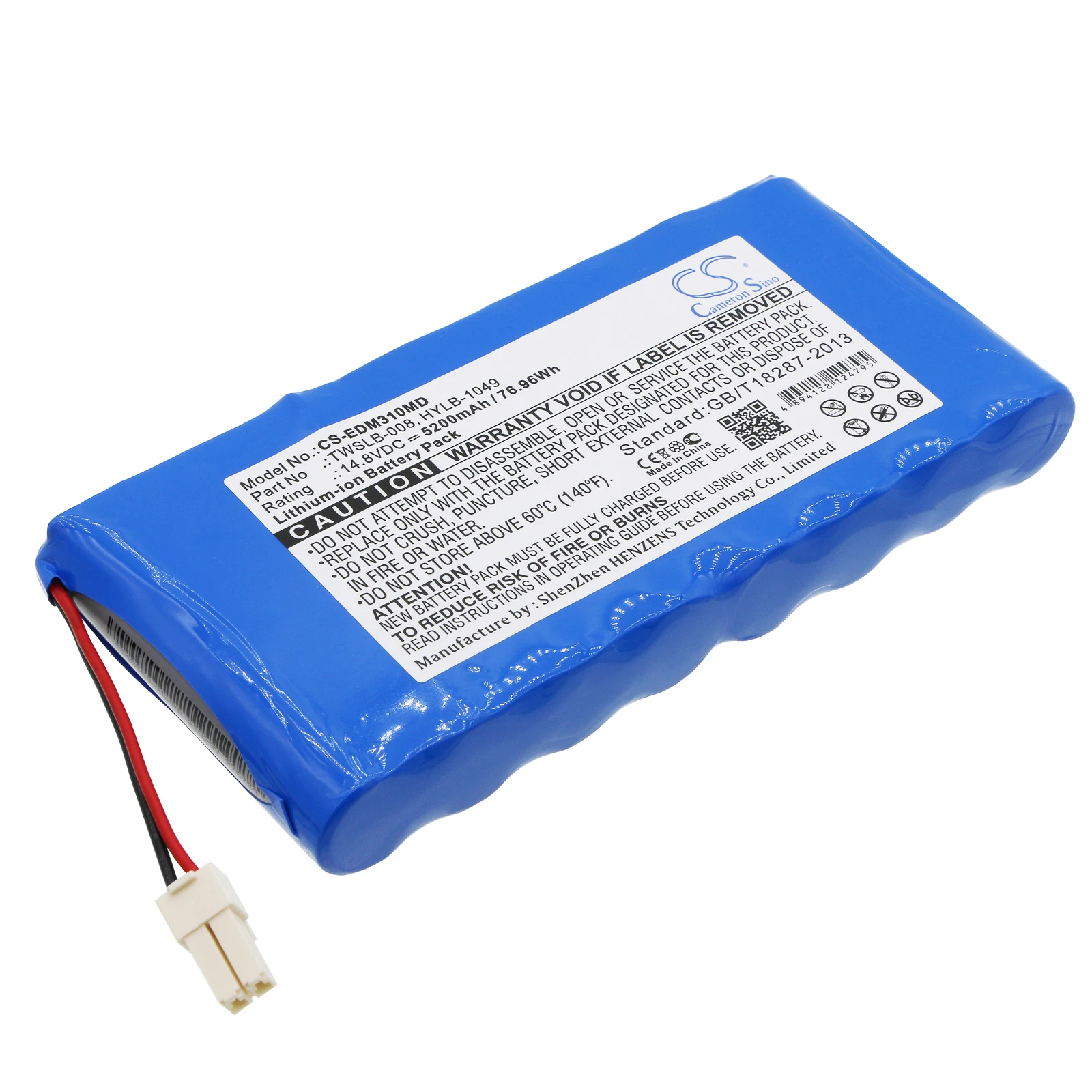 

Запасная батарея для EDAN M3 HYLB-1049, TWSLB-008 14,8 V/mA