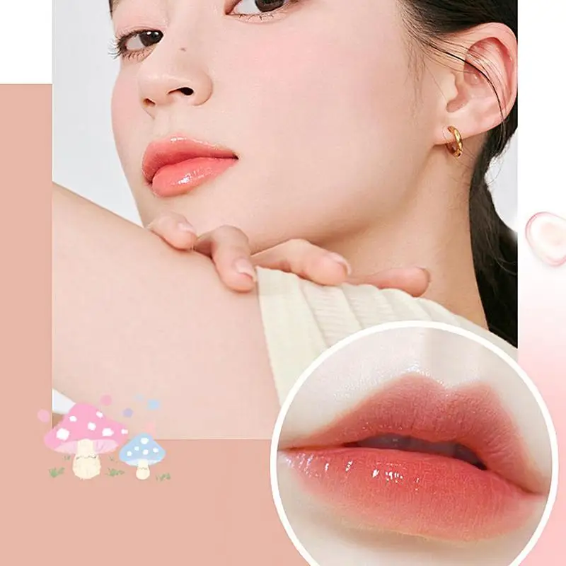 NEW trasparente Flower Jelly Color change Lipstick Waterproof Moisturizing Color-change Lasting Flower Lipstick