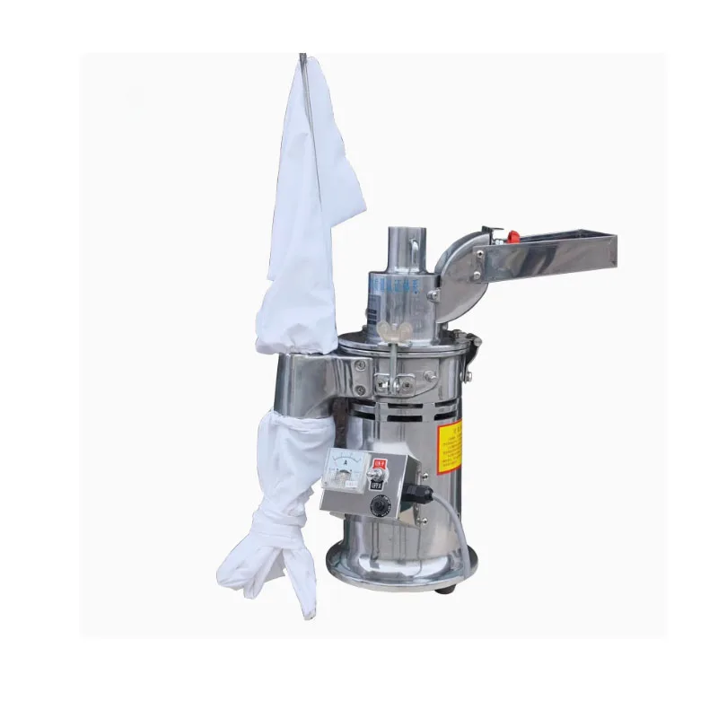 DF-15 Electrical mill grinder Automatic Continuous Herb Grinder Hammer Pulverizer automatic spray grinding machine 20000 RPM/min