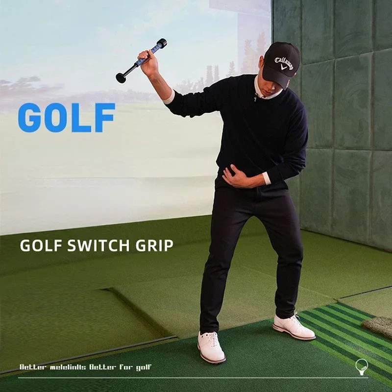 

Golf Swing Trainer Non-slip Golf Kinetic Energy Transfer Handle Swing Training Aids Golfs Conversion Handle for Men Women