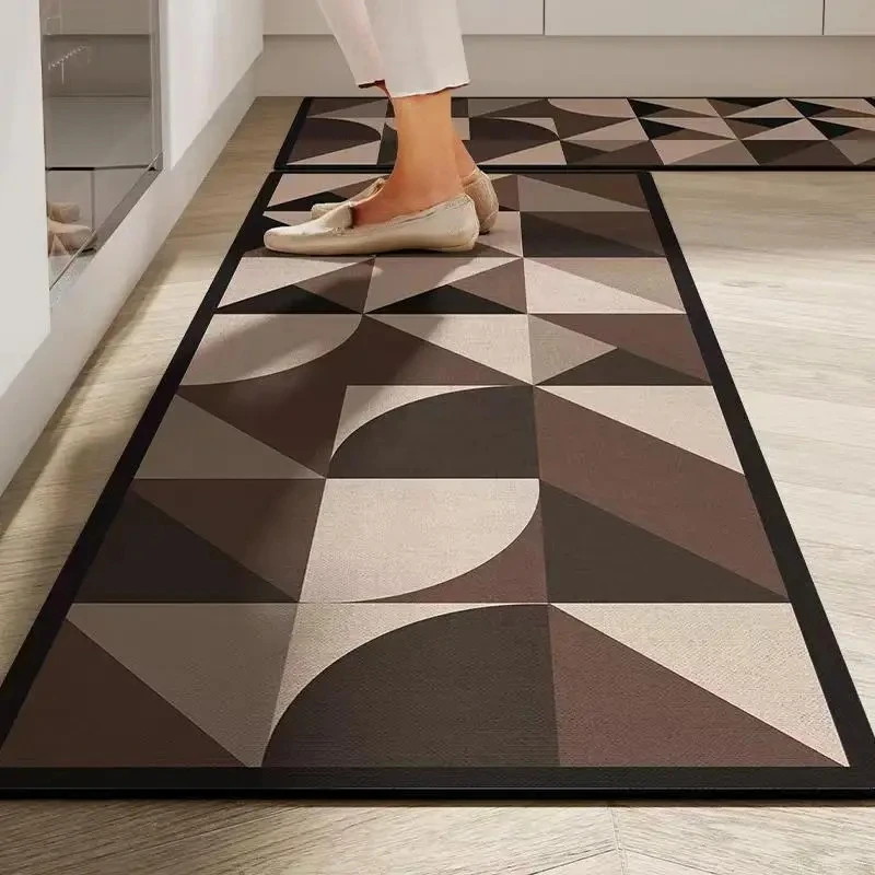 Kitchen Carpet Mats for Floor Non-slip Long Carpets Soft Washable Rug Bathroom Entrance Doormat