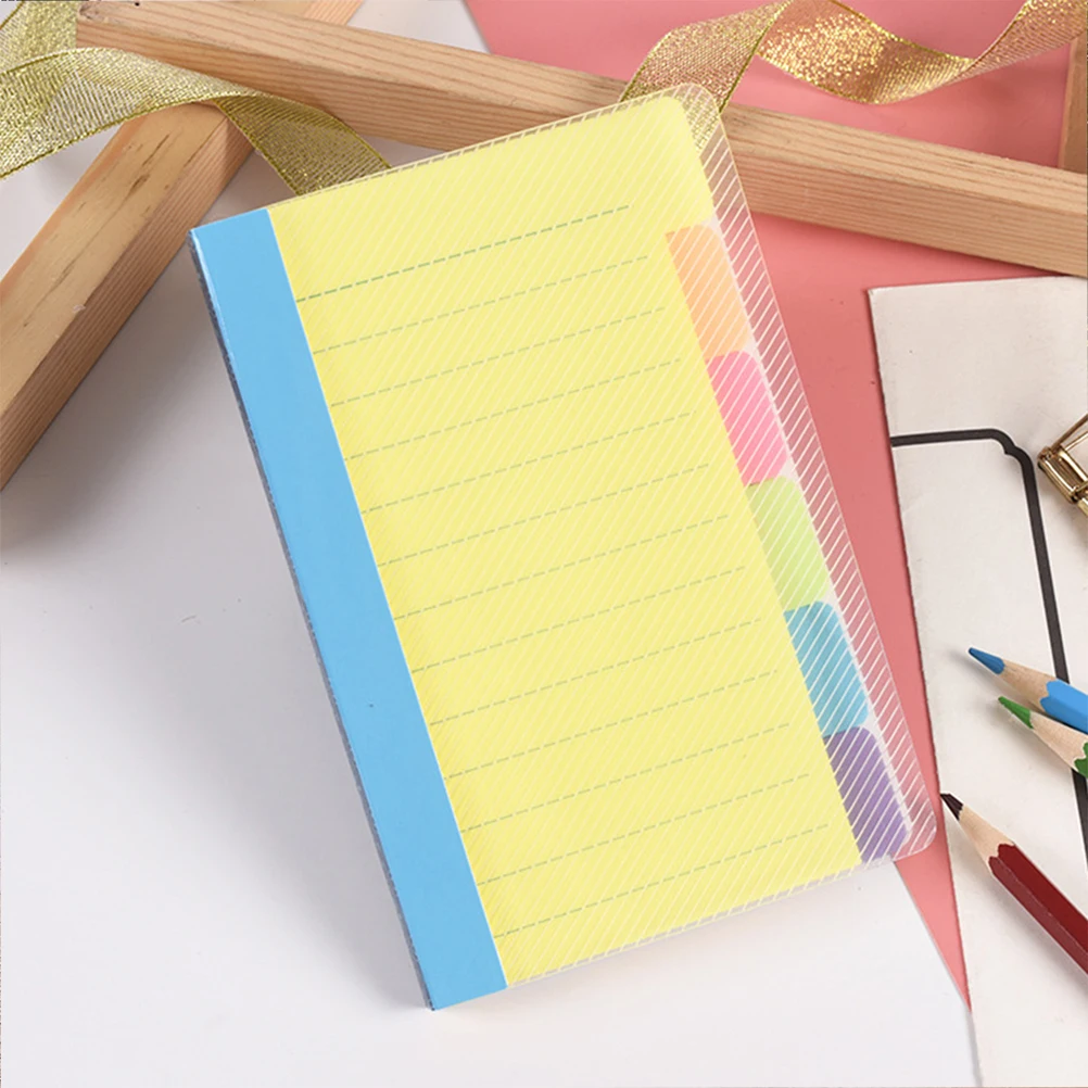 

Large Yellow Paper Notepads Memo Pad 90 Pages Smooth Writing Desk Supplies Study Note Pad Adhesive Notebooks