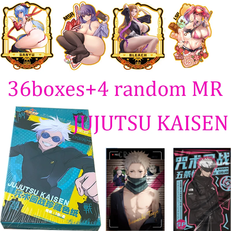 

2024 Newest Wholesale Case 36boxes Jujutsu Kaisen Cards JJK Booster Box Gojo Satoru Nanami Sukuna Hobbies Chrismas Gift