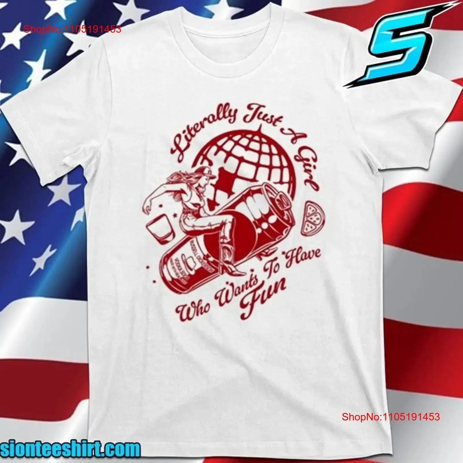 Russell Dickerson Just A Girl Lyric Country Music camiseta vintage lavada moda elegante estirado ropa de calle cómoda