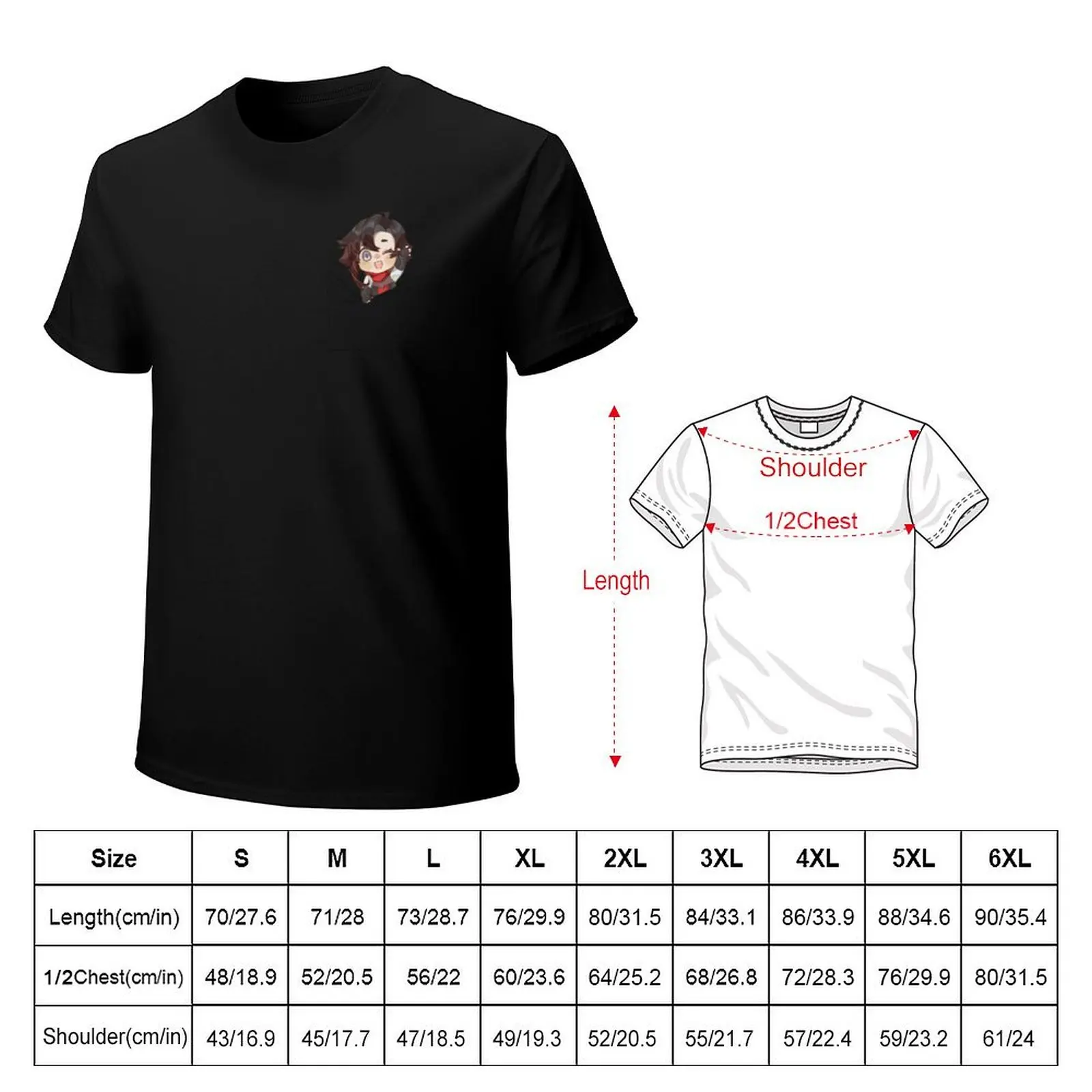 Chibi Ruby T-Shirt Soft Stretch Short Sleeve Top