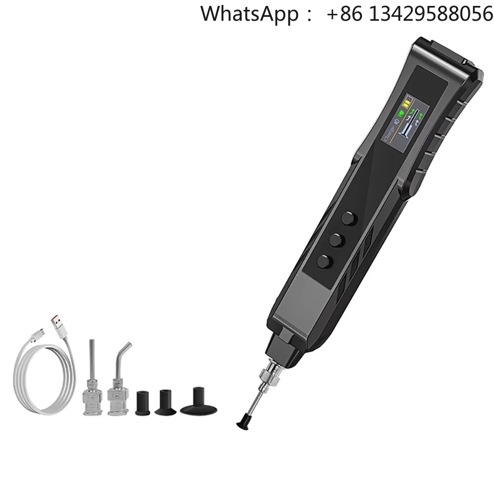 

Wireless Portable Electric Vacuum Suction Pen Set - Anti-static SMT IC Chip Pickup Tool with LED Light, TFT Color Screen