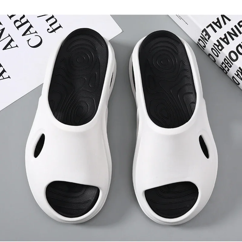 Men Slippers EVA Shoes for Woman Man Clappers 2023 Summer Casual Beach Shoe Thick Platform Slides Anti-slip Soft Cloud Slipper