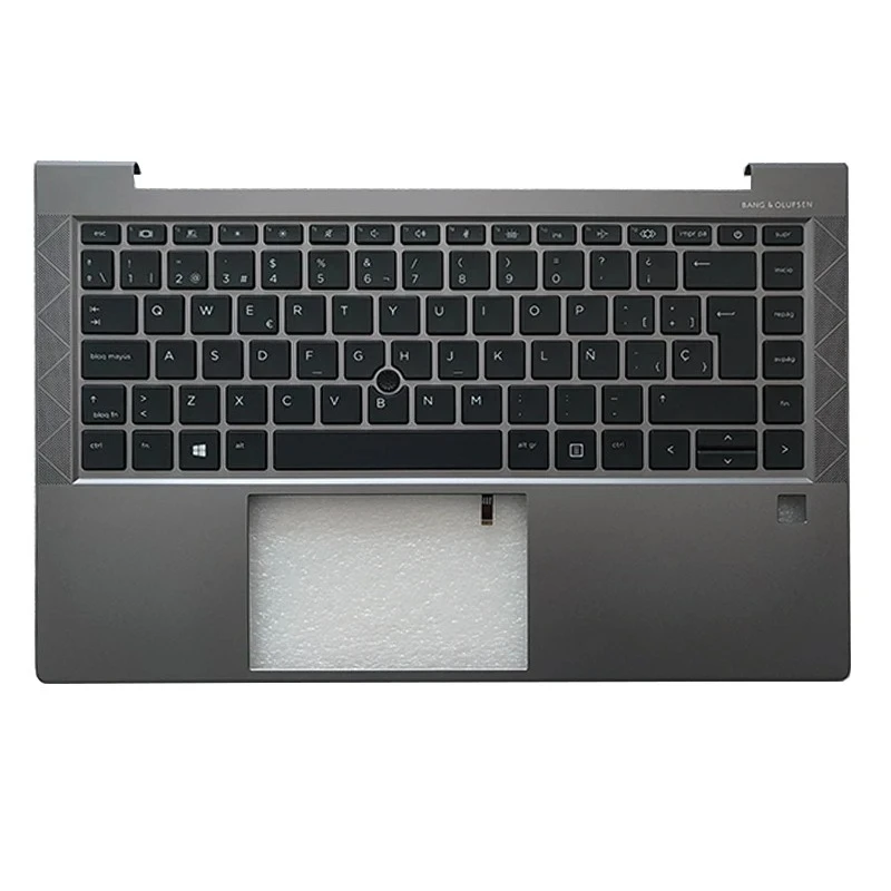 For zbook Firefly 14 G7 G8 NEW Laptop LCD Back Cover Front  Palmrest Bottom Case keyboard Black - Image 5