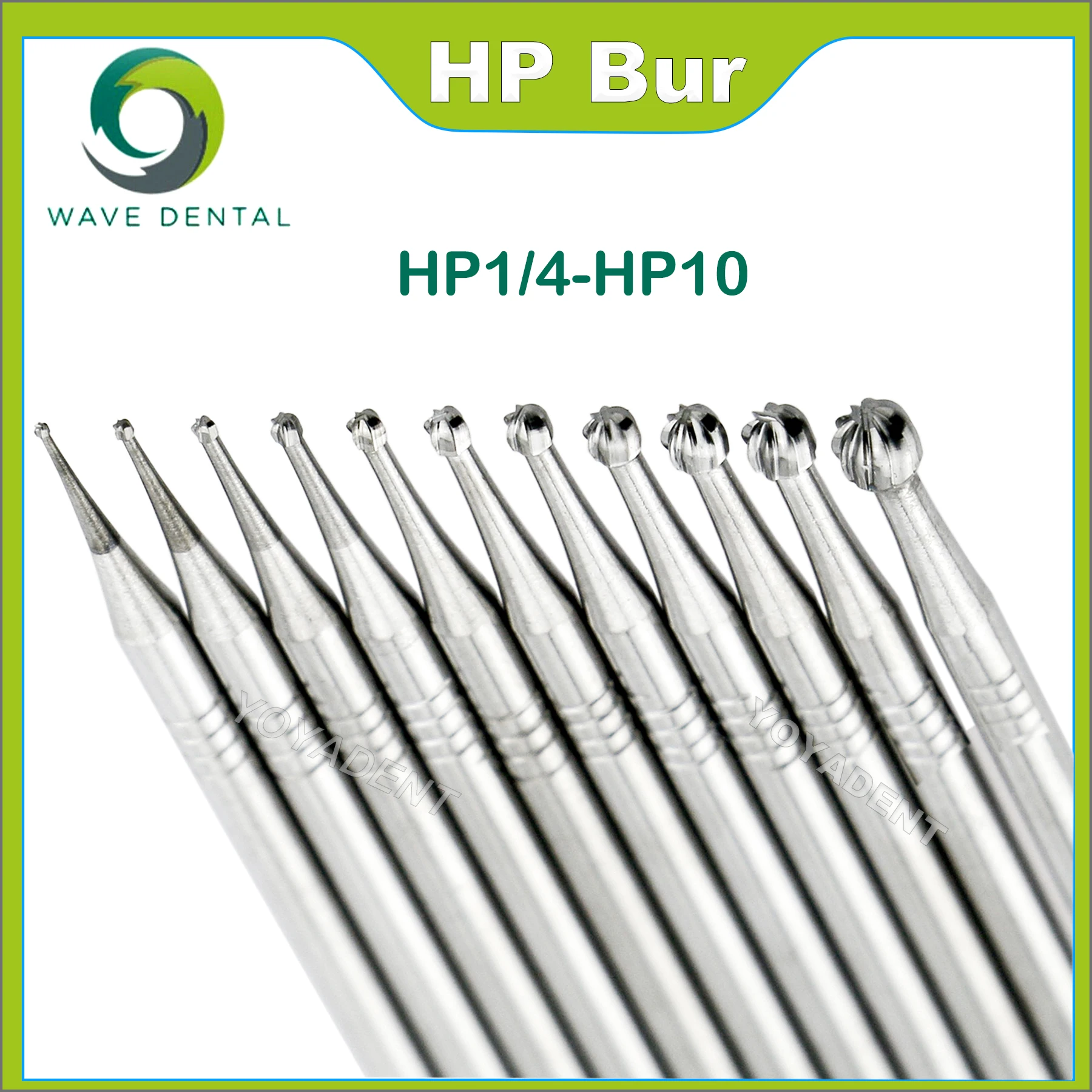 

WAVE HP Стоматологические боры Стоматологические сверла Стоматологические боры из карбида вольфрама для прямого носового конуса Низкоскоростной наконечник 2,35 мм 5 шт./упак.