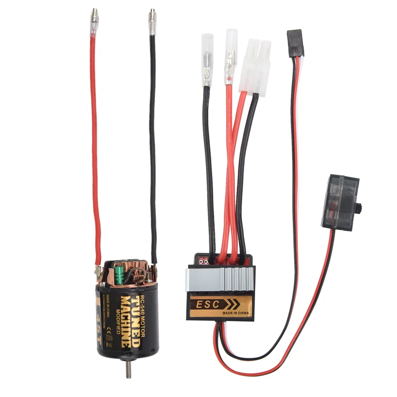 

B05C-320A ESC + 540 Матовый двигатель 45T для осевого радиоуправляемого автомобиля 1/10 SCX10 Traxxas TRX4 D90 HSP Tamiya Redcat, аксессуары