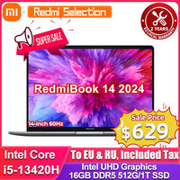 Xiaomi Laptop RedmiBook 14 Core i5-13420H Intel UHD Graphics 16GB LPDDR5 512GB/1T SSD 14-inch 60Hz IPS Screen Notebook PC New