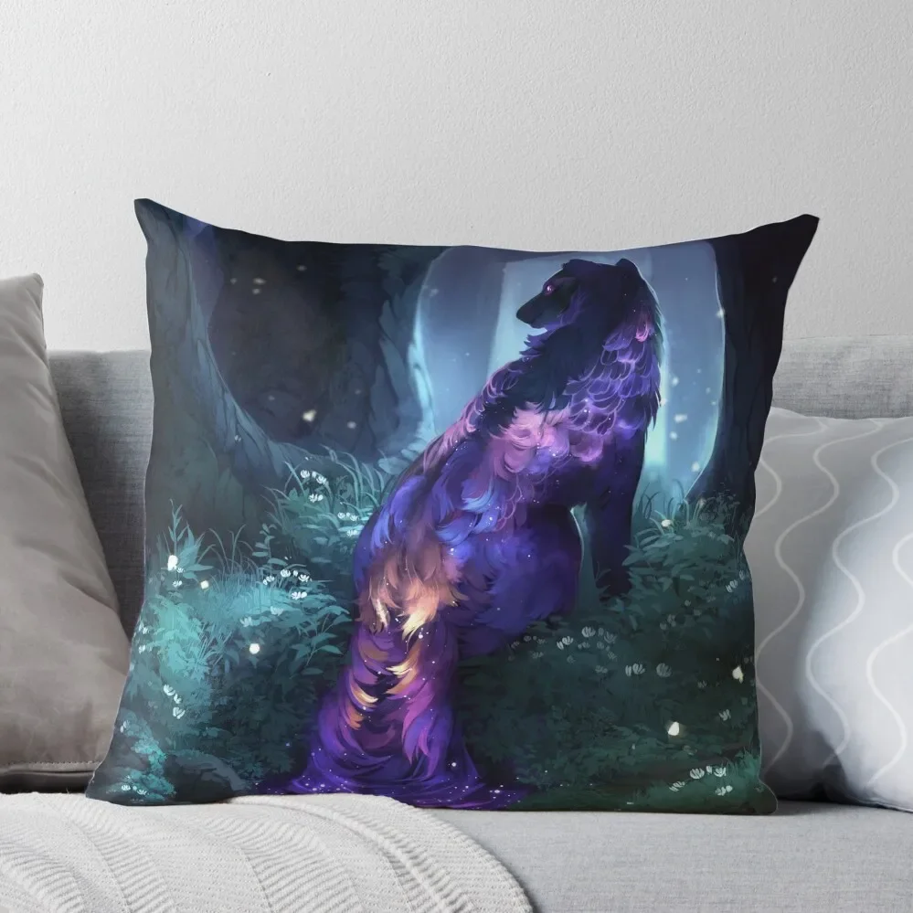 

luminous Throw Pillow Christmas Throw Pillows Covers Anime Plaid Sofa